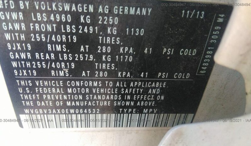 2014 Volkswagen Tiguan R Line-9100$ full