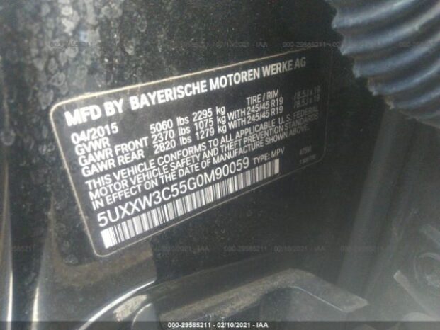 2016 BMW X4 XDRIVE28I-18500$ full