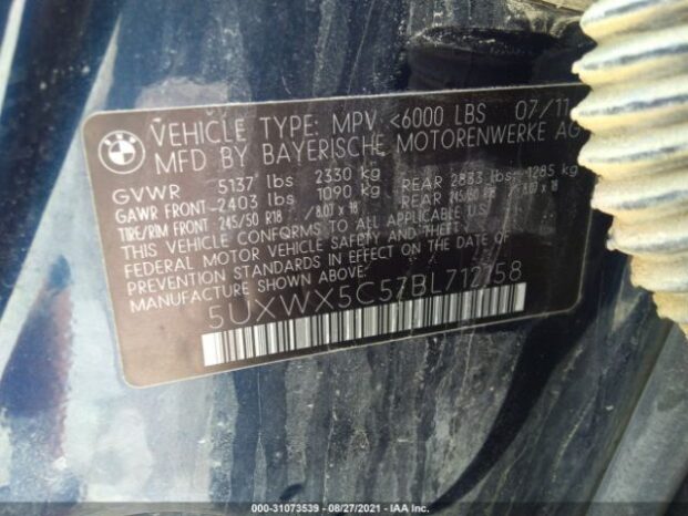 2011 BMW X3 28I-11000$ full