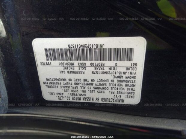 2017 NISSAN ROGUE SPORT SL-11700$ full