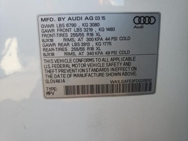 2015 AUDI Q7 PREMIUM PLUS -15000$ full