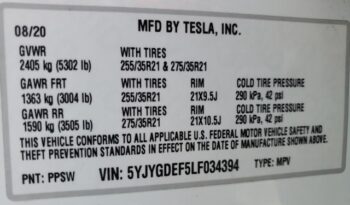 2020 Tesla Model Y Dual Motors full