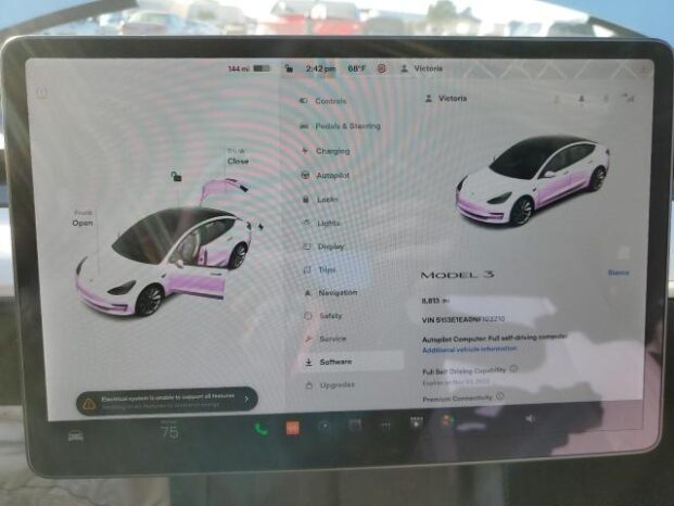 2022 TESLA MODEL 3 – $17000 full