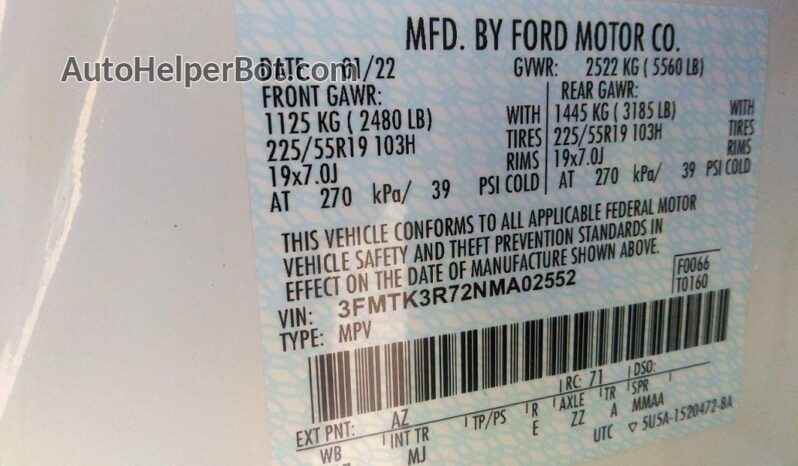 2022 FORD MUSTANG MACH-E PREMIUM – $ 25000 full