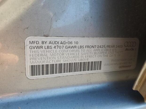 2011 AUDI A4 PREMIUM – $6900 full