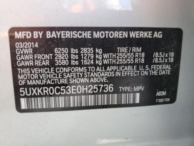 2014 BMW X5 XDRIVE35I – $17200 full