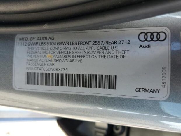 2013 AUDI A6 PREMIUM PLUS – $10100 full