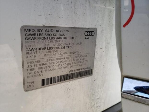 2015 AUDI Q5 PREMIUM PLUS – $12500 full