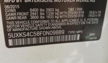 2015 BMW X5 XDRIVE35D – $19000 full
