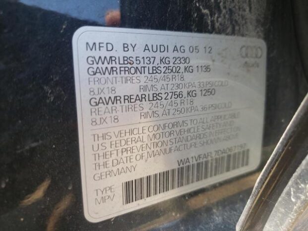 2013 AUDI A4 ALLROAD PRESTIGE – $9500 full