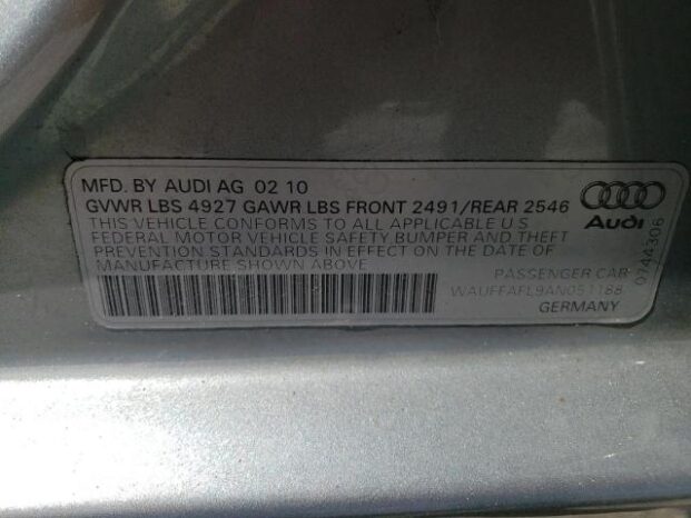 2010 AUDI A4 PREMIUM PLUS – $7500 full
