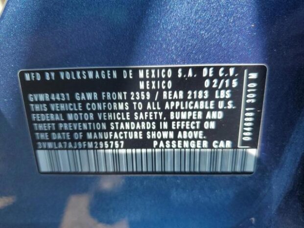 2015 VOLKSWAGEN JETTA TDI – $7700 full