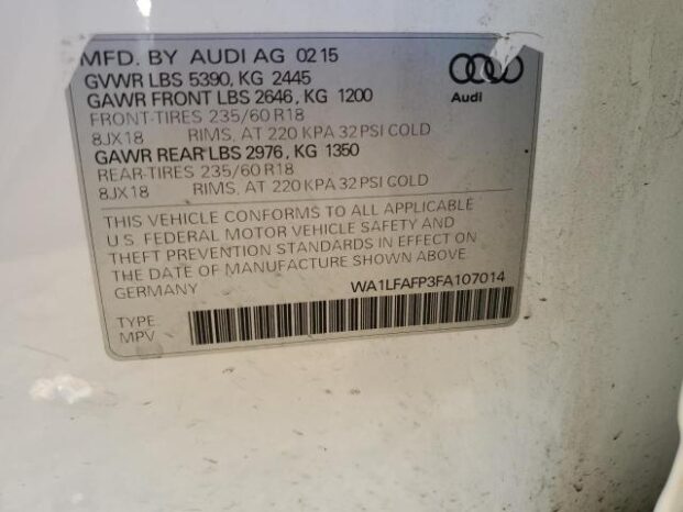 2015 AUDI Q5 PREMIUM PLUS $11100 full