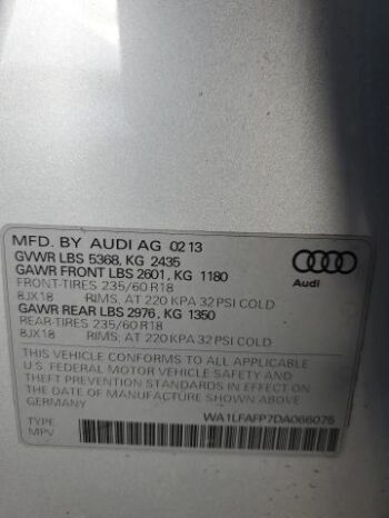 2013 AUDI Q5 PREMIUM PLUS – $9700 full