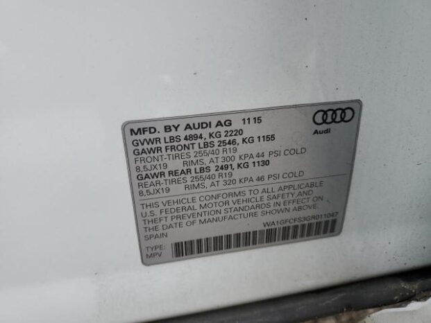 2016 AUDI Q3 PRESTIGE – $11300 full