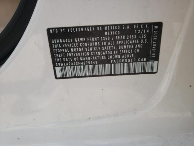 2015 VOLKSWAGEN JETTA TDI -$7900 full