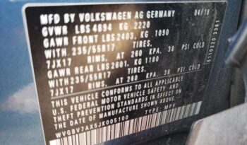 2018 VOLKSWAGEN TIGUAN LIMITED – $ 10400 full
