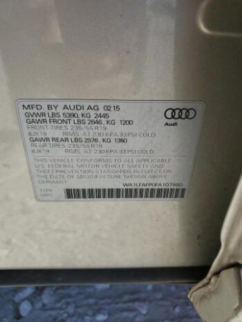 2015 AUDI Q5 PREMIUM PLUS – $ 10600 full