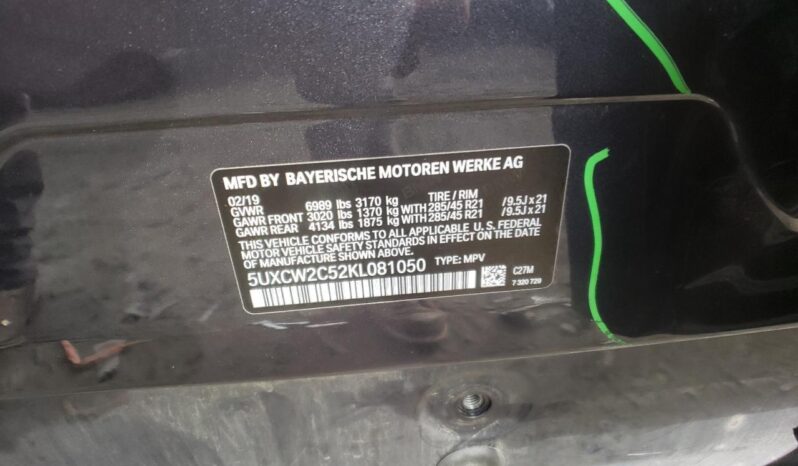 2019 BMW X7 – $45000 full
