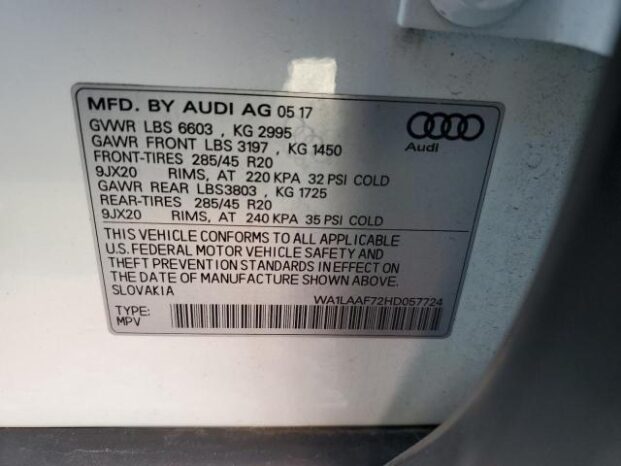 2017 AUDI Q7 PREMIUM PLUS – $19800 full