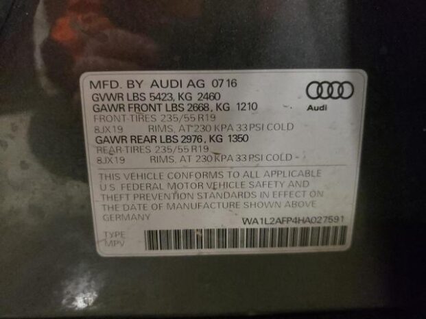 2017 AUDI Q5 PREMIUM PLUS full