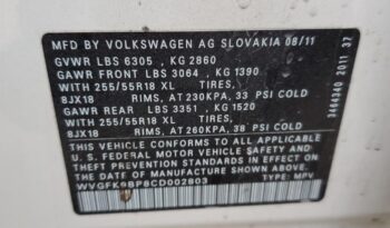 2012 VOLKSWAGEN TOUAREG V6 TDI – $13400 full