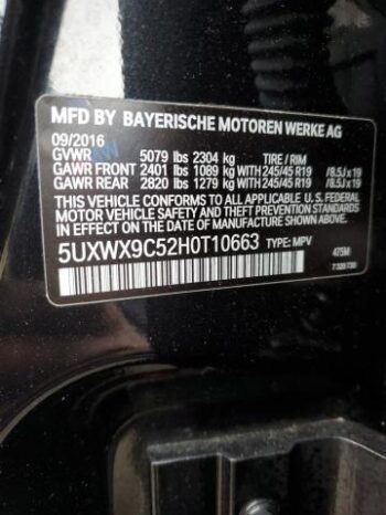 2017 BMW X3 XDRIVE28I full