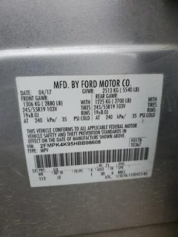 2017 FORD EDGE TITANIUM full