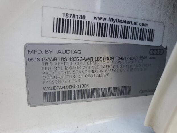 2014 AUDI A4 PREMIUM full