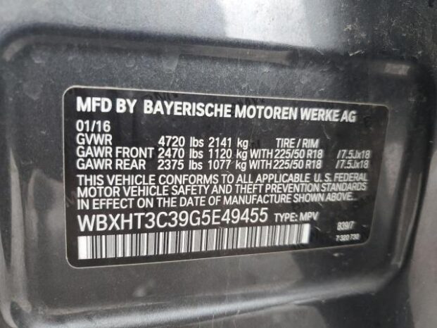2016 Bmw X1 XDRIVE28I – $9300 full