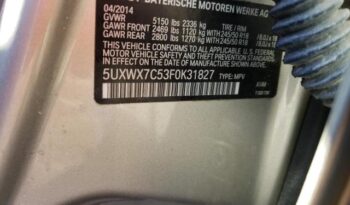 2015 BMW X3 XDRIVE35I full