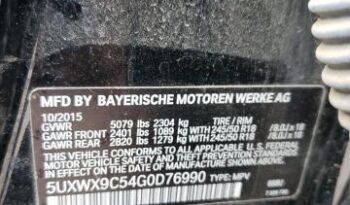 2016 BMW X3 XDRIVE28I full