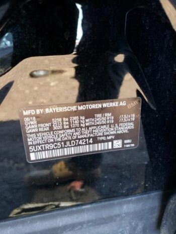 2018 BMW X3 XDRIVE30I – $15100 full