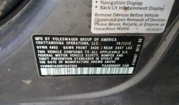 2013 VOLKSWAGEN PASSAT SE full