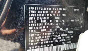 2017 VOLKSWAGEN TIGUAN S full