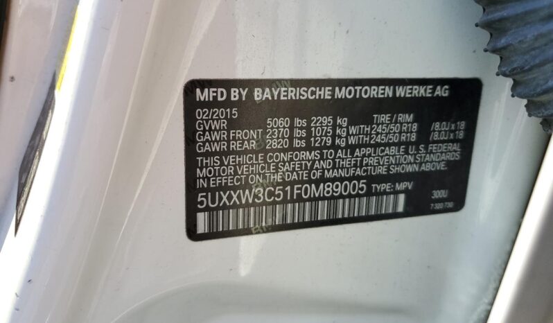 2015 BMW X4 XDRIVE28I – $11500 full