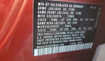 2014 VOLKSWAGEN TIGUAN S full