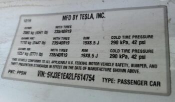 2020 TESLA MODEL 3 full