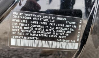 2014 VOLKSWAGEN PASSAT SE full